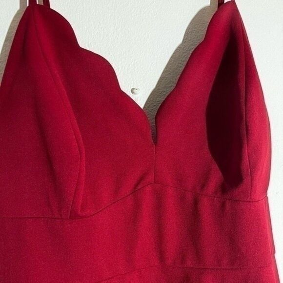 NWOT Speechless Plus Scalloped Hi-Low Maxi Dress​​​​​​​​​​​​​​​​​​​ - Picture 5 of 15